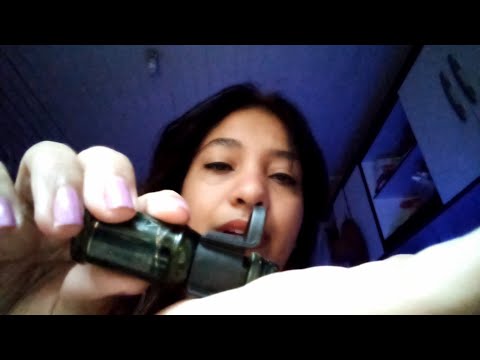ASMR Limpeza de Pensamentos Negativos, alívio de dor de cabeça e massagens no rosto, nuca, pescoço🌿🌙