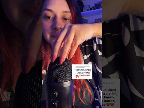 Scratching en el micro 🎙️ ♥️ #asmr #scratching #asmrcommunity #relax #asmrenespañol #youtubeshorts