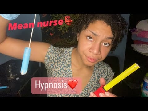 ASMR - Mean Nurse Does Hypnosis on you (Rhi)