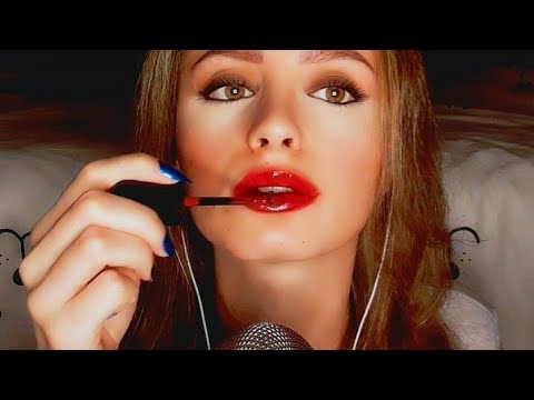 ASMR Lipgloss Application| Slow Hand Movements w/ Long Nails 💅