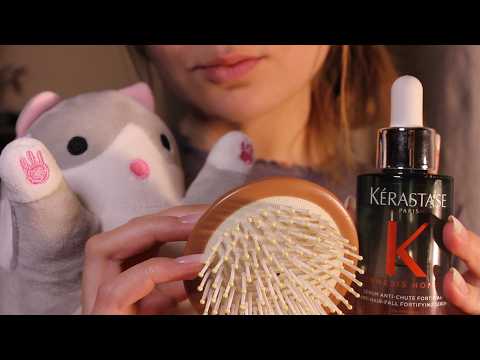 ASMR Friend Helps You Fall Asleep 🧸 Skincare, scalp massage, pampering (no talking, layered sounds)