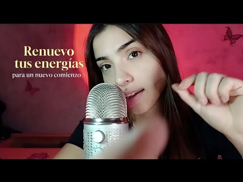 ASMR en Español | Limpio tus energías 💆🏼 y las renuevo ✨