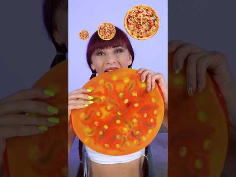 ASMR Big, Medium, Small Pizza #shorts