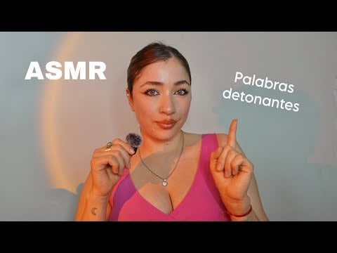 asmr PALABRAS DETONANTES para dormir 💤 | trigger words 