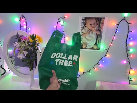asmr Dollar Tree haul + Shopping  🛒 Spring Season ASMR Shopping at Dollar Tree Crinkle Sounds 