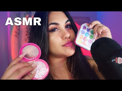 ASMR TE MAQUIANDO DELICADAMENTE COM MAKES FAKE 💄 (durma aqui )