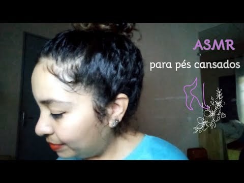 ASMR Escalda Pés Ultra Relaxante com Massagem👣🌿