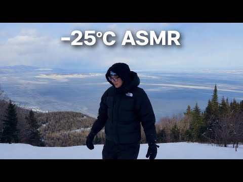 -25°C In The Mountains… ASMR vlog  
