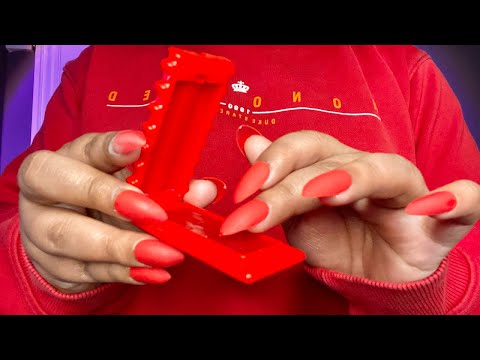 Asmr - Doing Your Makeup Red 🍒 ♥️