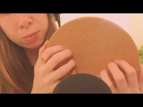 ASMR Tapping Cork, Gentle Rain Sounds for Sleep or Study 🌦️