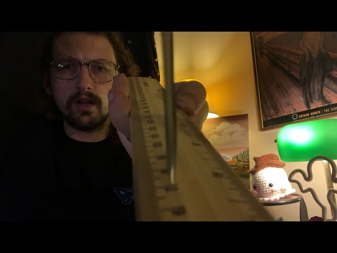 ASMR Ruler Triggers for Tingles Roleplay (3 Minute Version)