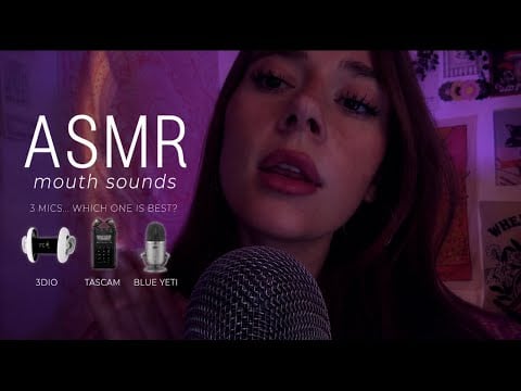 ASMR Mouth Sounds with 3 Mics… Which One Is Best? 🤍