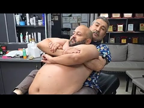 Relaxing Barber ASMR – Back, Arm & Neck Massage Experience