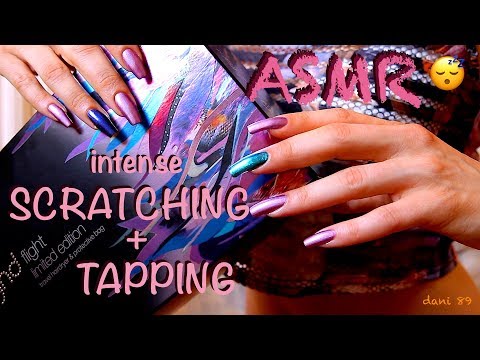 💤 Deep ASMR with nail-SCRATCHING + TAPPING! 🎧 ↬ so tingly! ↫ ✶