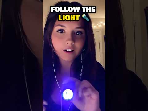 ASMR Follow The Light 🔦 #asmr #asmrsounds #asmrwhispering #asmrsleep