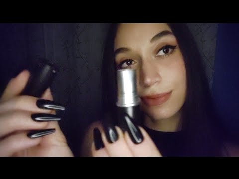 [ASMR] Sons de tampinhas de batons - luz baixa e amarela