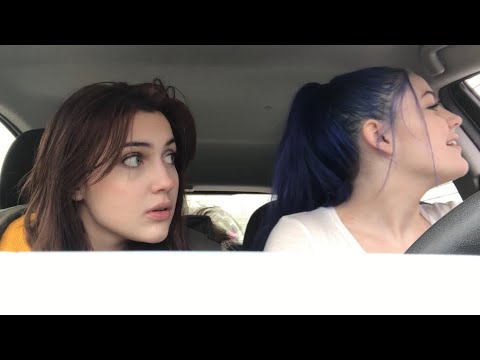 hannah teaches me how to drive! | VLOG