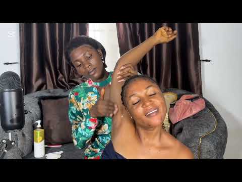 GRACE SPA ASMR HAND EATING, EAR EATING, BODY MASSAGE, SCALP SCRATCHING, BACK SCRATCHING EAR PICKING