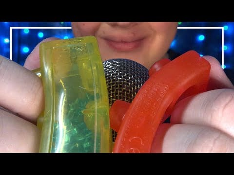 ASMR 1 Hour Soft & Gentle Jelly Blox Sticky & Squishy Sounds! 🧱💛 (No Talking)