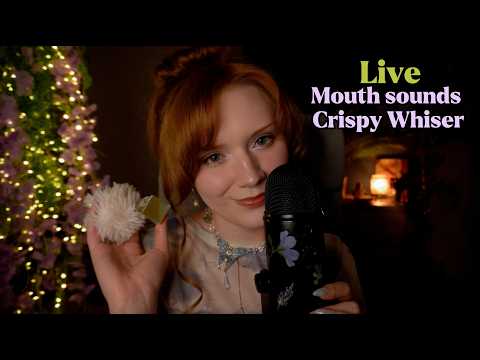 ASMR Spit painting, Inaudible whisper, Fluffy crunch, Beeswax,Plucking, Jellyfish Kisses Octopus ✨