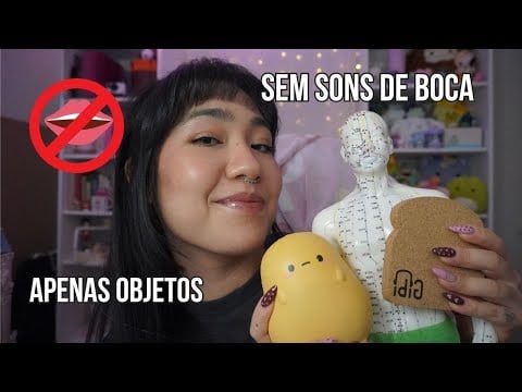 ASMR para quem ODEIA sons de BOCA (com voz suave e gatilhos feitos apenas com objetos)