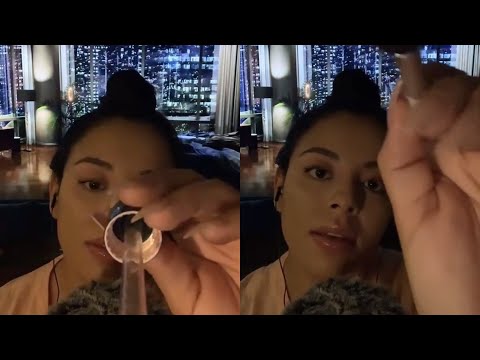 ASMR DOING YOUR MAKEUP UNTIL YOU FALL ASLEEP