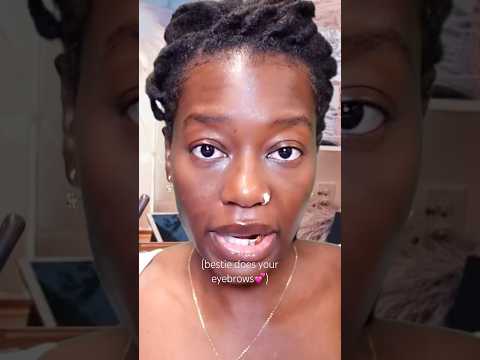 ASMR BESTIE DOES YOUR EYEBROWS  💕 #asmrshorts #asmrroleplay #asmrvideos