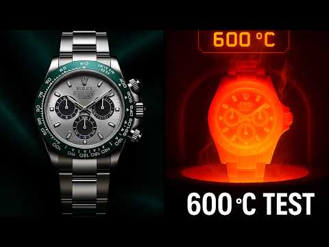 We Heated a $10,000 Rolex to 600 °C — You Won’t Believe the Result!