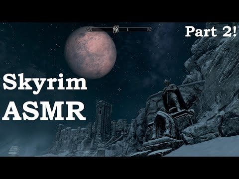 Skyrim ASMR l Random facts about The Elder Scrolls l Part 2 (Ear-to-ear, whisper)