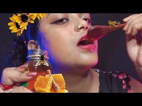 ASMR 🍯 Honey, Mouth sounds & Tingle | Sticky Satisfying Sounds 🐝