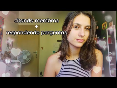 ASMR TERMINANDO DE RESPONDER VOCÊS💕