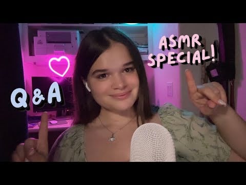 ASMR Answering YOUR Questions! (180k Q&A Special)