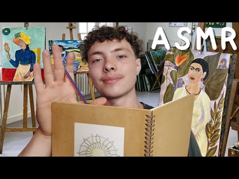 ASMR FR: Roleplay🧑‍🎨POV tu es un modèle de dessin🧑‍🎨
