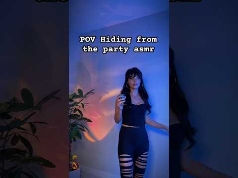 ASMR Hiding from a party together! 🪩 social anxiety detox