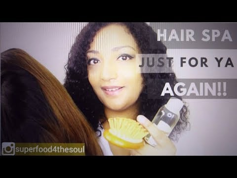 Hair spa just for ya AGAIN! ASMR *Massage, brushing