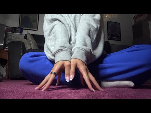 Floor ASMR|| Scratching, Massaging💅