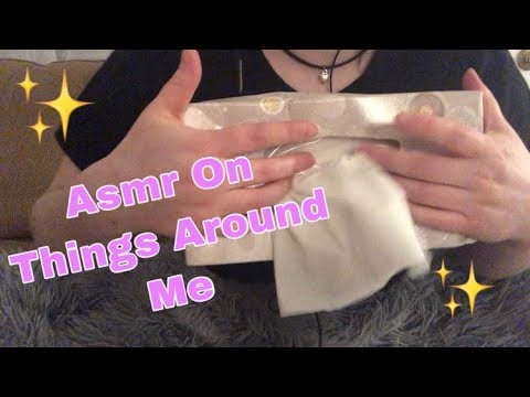 Fast and Aggressive ASMR With Only Things Around Me- (No talking)