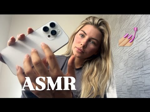 NAIL TAPPING on My New iPhone 16 Pro ✨ Super Crisp Sounds for Tingle Lovers [German]