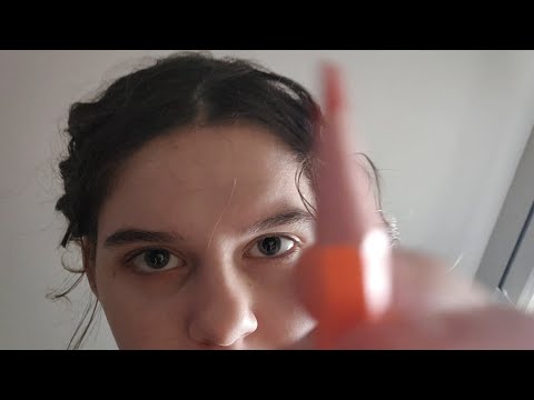 lofi asmr colouring on your face (no talking, personal attention, coloured pencils/pencil crayons)