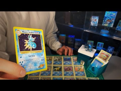 ASMR 🌊Pokémon Card Store Roleplay 🌊 | Custom Deck Build for Cerulean City Gym Trainer | Soft Spoken