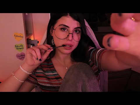 ASMR The Most Relaxing Mix Of Mouth Sounds & Tongue Fluttering & Clicking 💋 ( w/ Hand Movements)