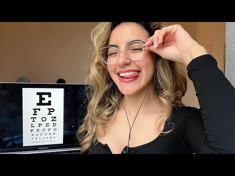 ASMR EYE EXAM🤓🫧