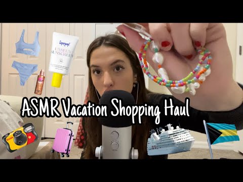 ASMR HUGE VACATION SHOPPING HAUL