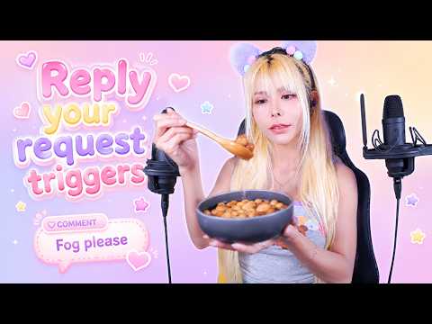ASMR Triggers According to Your Requests🫧💗✨