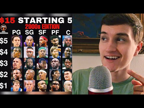 $15 To Build Your 2000’s NBA Team ( ASMR )