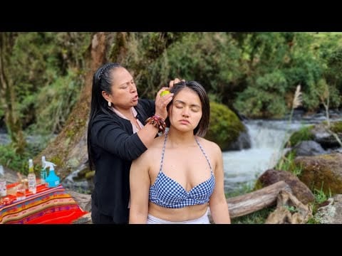 ASMR, Limpia energética a la orilla del río con Martha Pangol 