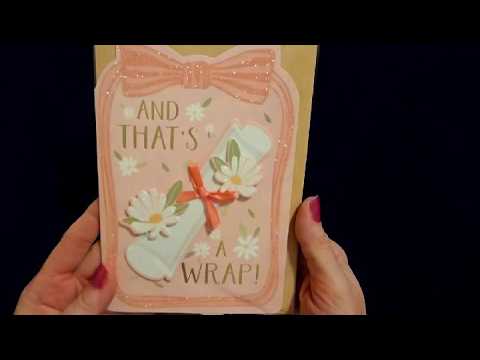 ASMR | Graduation Cards Show & Tell w/Crinkles (Soft Spoken)