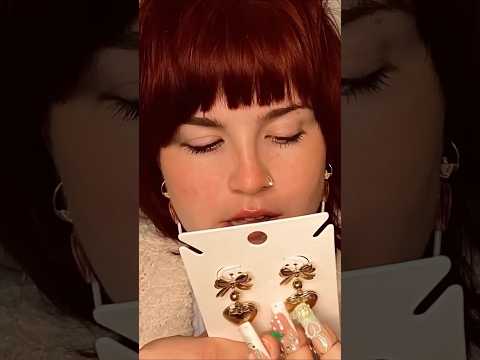 ASMR STIM/ Jewelry Sounds 💗🍓 #tingles #autismstressrelief #relax #adhdrelief #asmrtingles #asmr