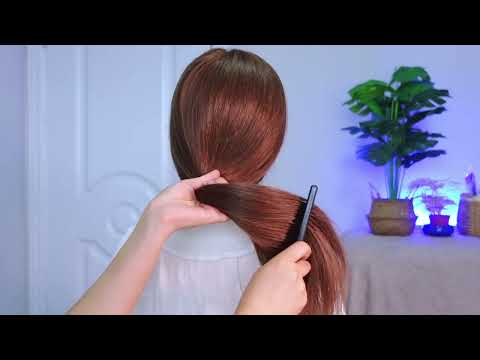 ASMR Tangled Hair Brushing for Tingles Hair ASMR No Talking