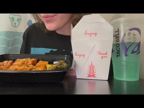 ASMR Another Chinese Food & Taco Bell Mukbang